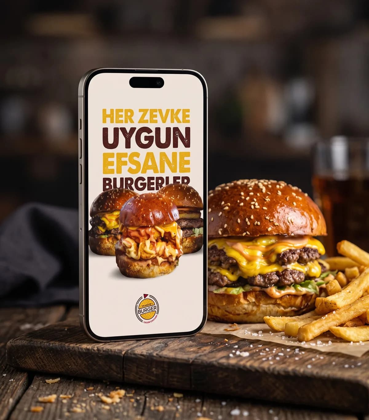 Mama's Burger Sosyal Medya Yönetimi – kapak görseli