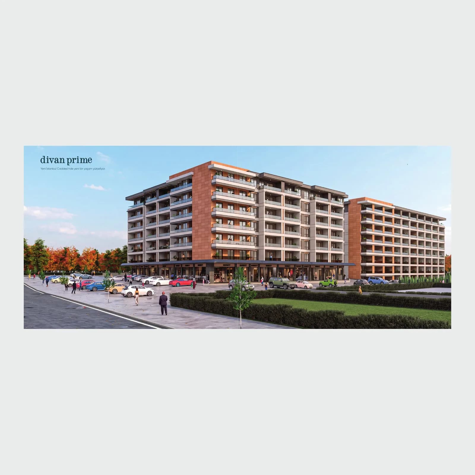 Divan Prime proje kataloğu dış cephe açılış sayfaları