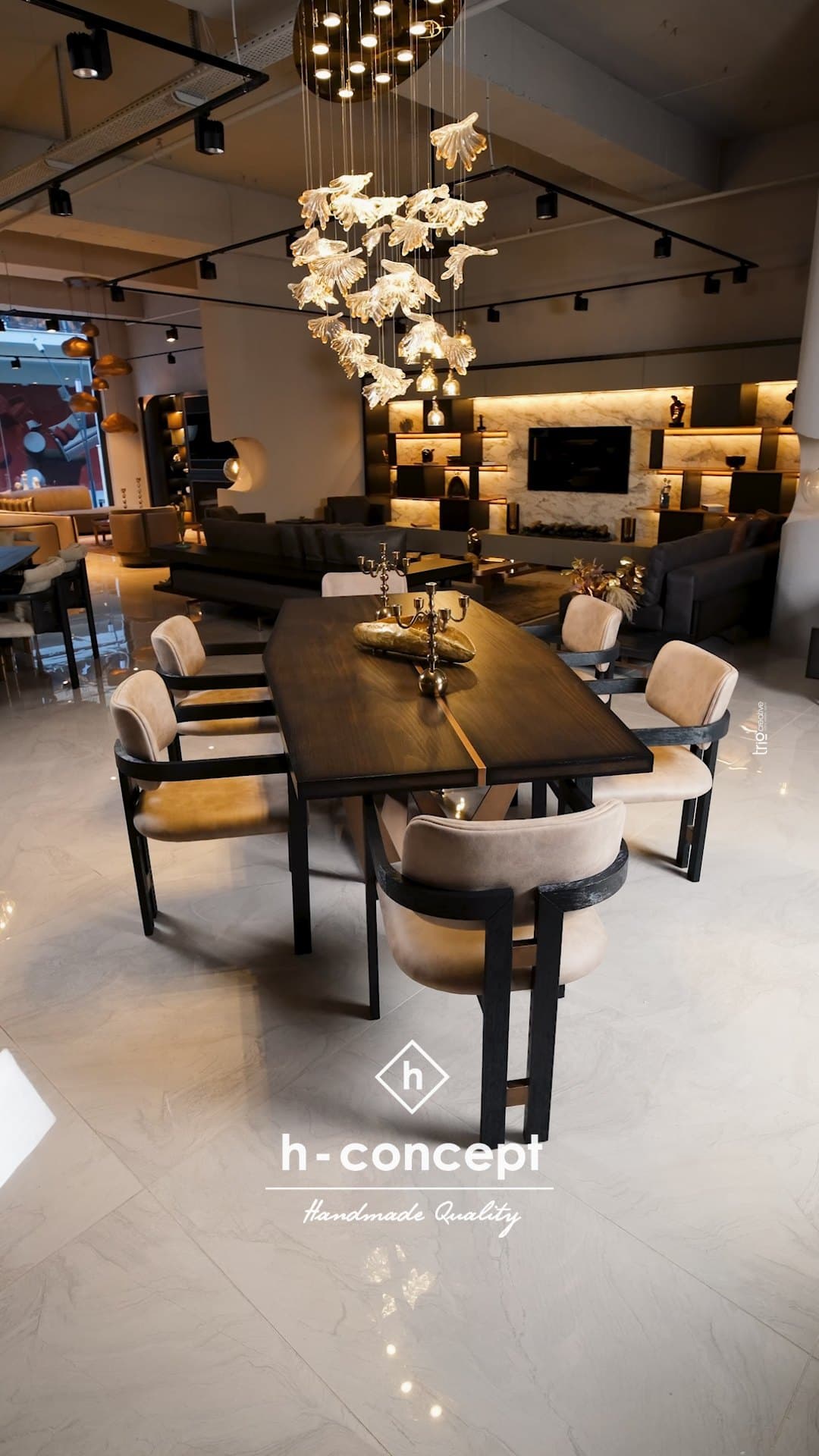 H Concept Konya yemek odası takımı