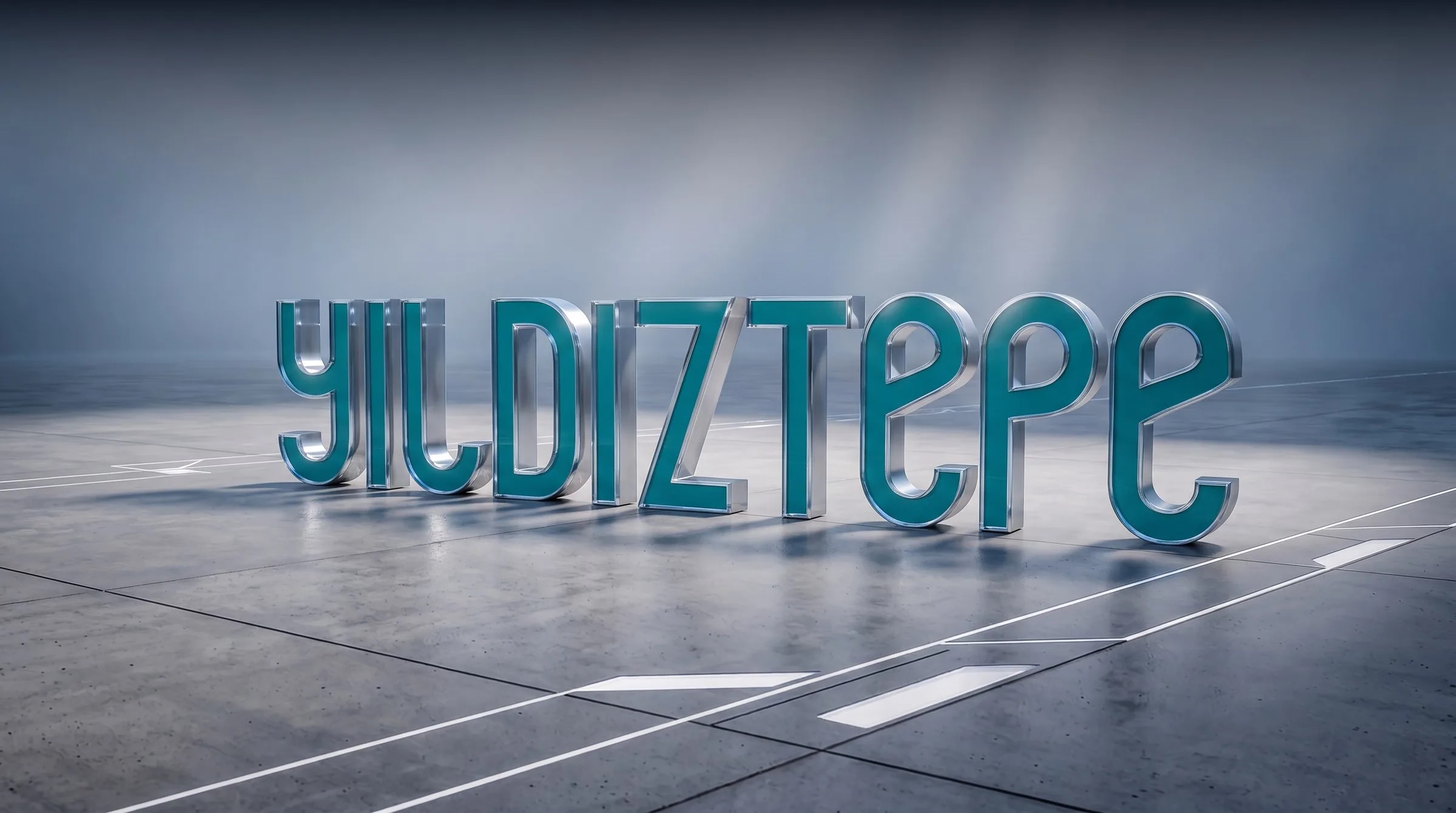 Yıldıztepe İnşaat 3D logo açılış sahnesi