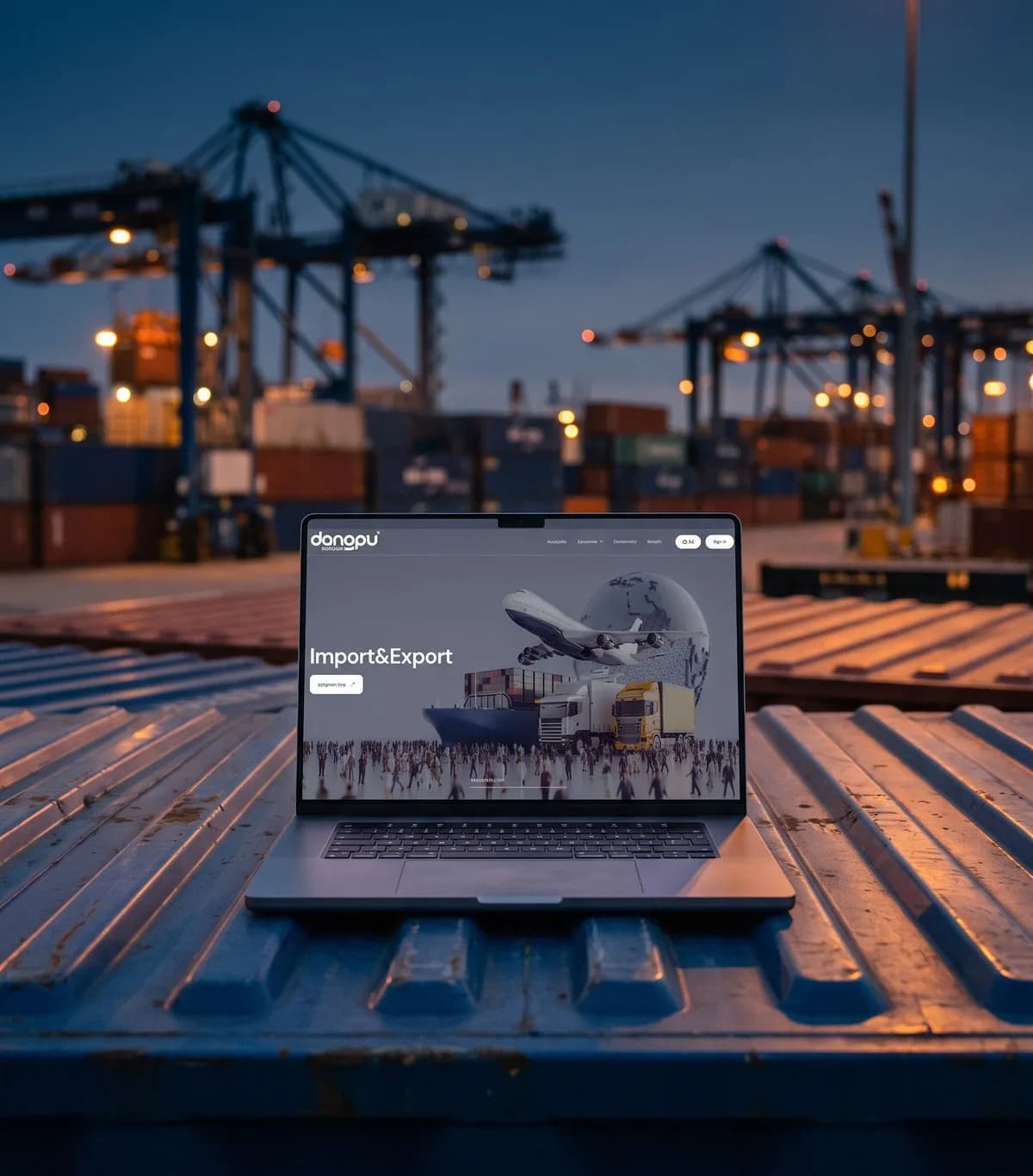 Dongpu Import Export Web Sitesi Tasarımı – kapak görseli