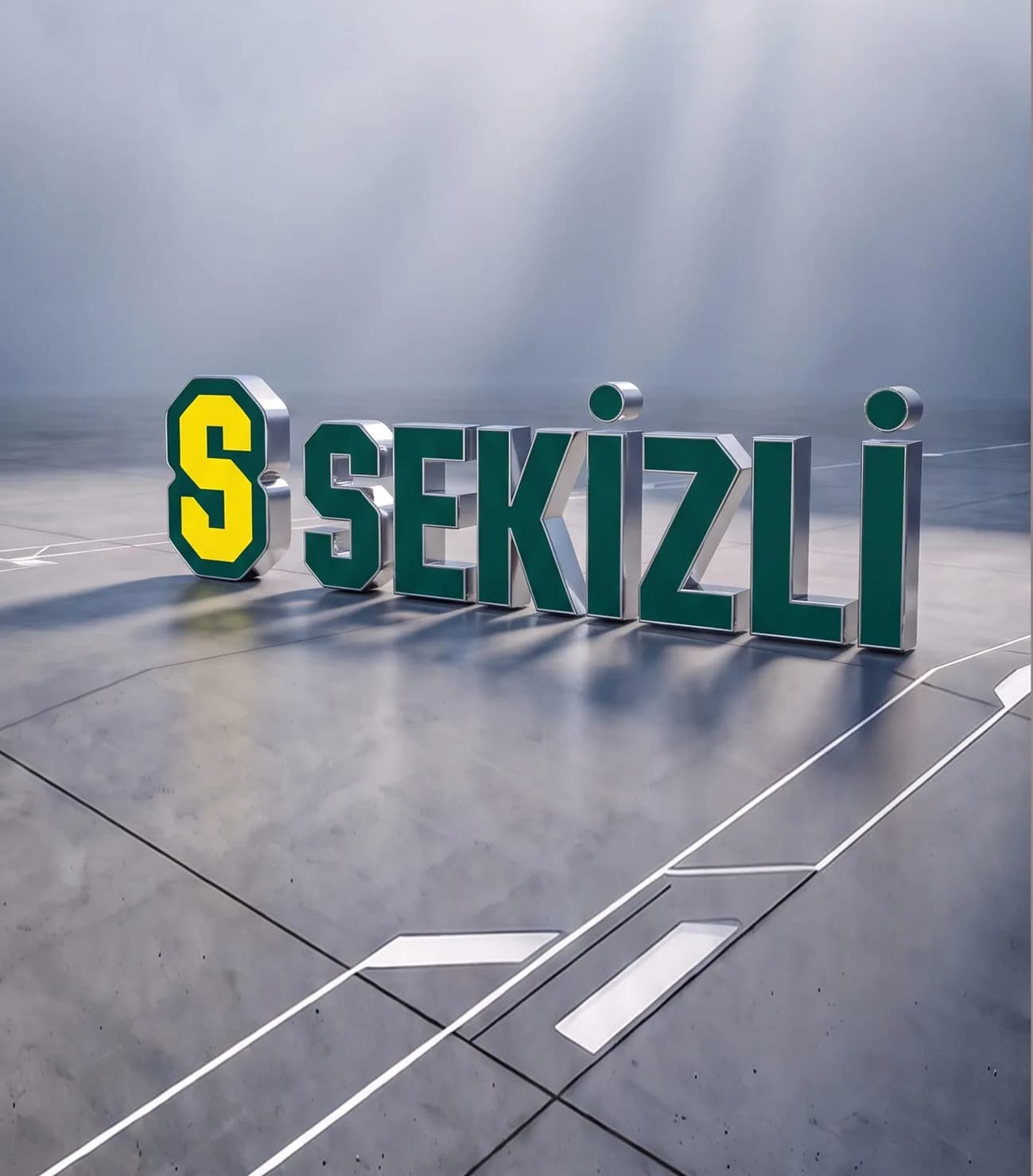 Sekizli Vinç 3D logo kapak görseli