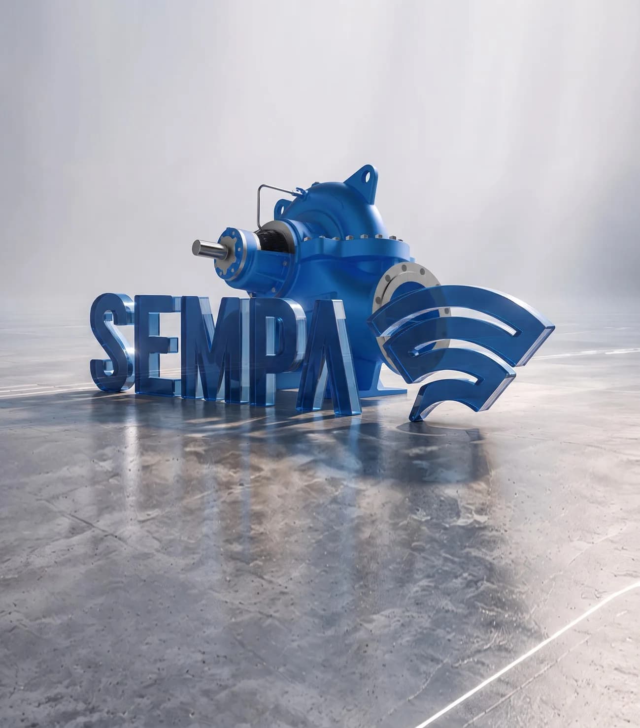 Sempa Pompa 3D logo kapak görseli