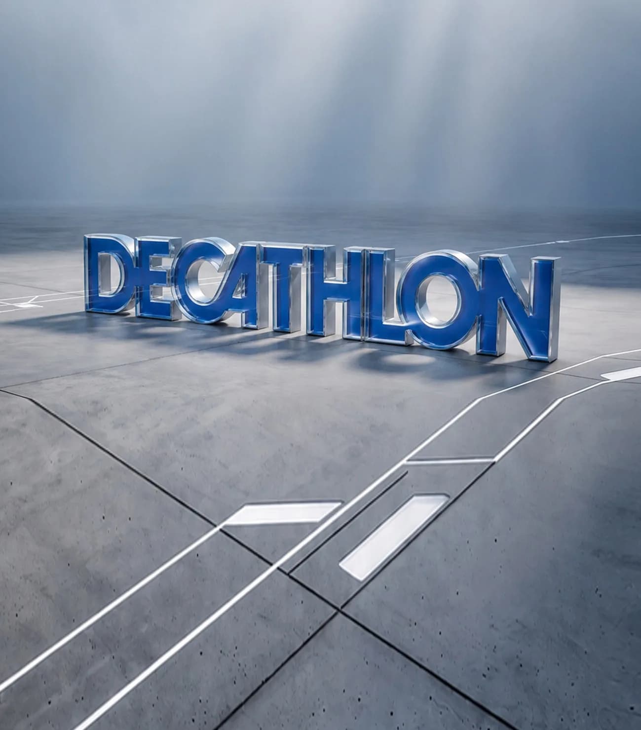 Decathlon 3D logo kapak görseli